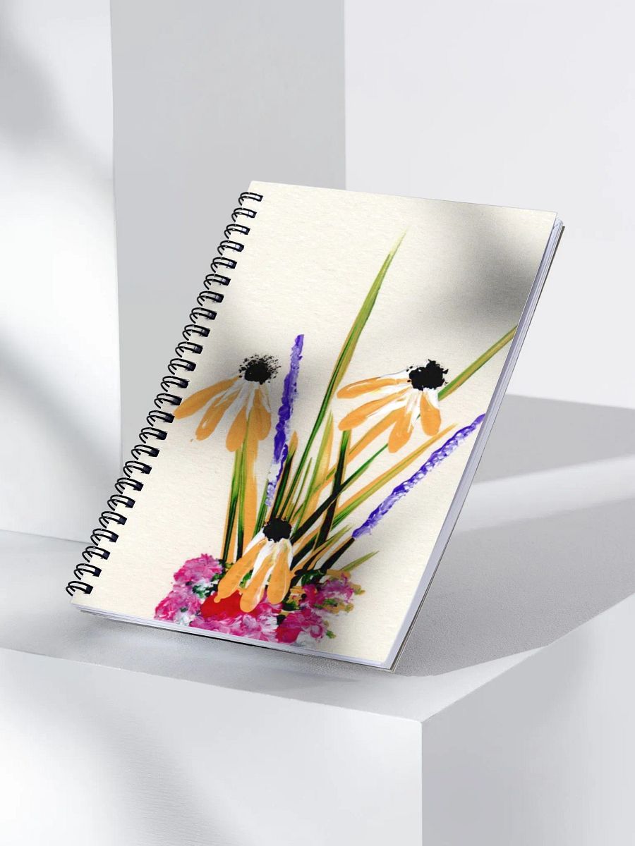 Daisy Floral Bliss Spiral Notebook product image (3)