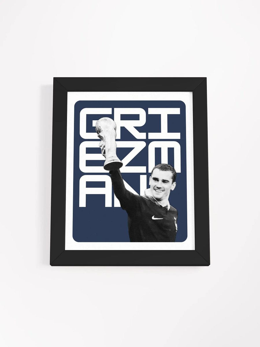 Antoine Griezmann BW France Name Art Framed Print product image (4)