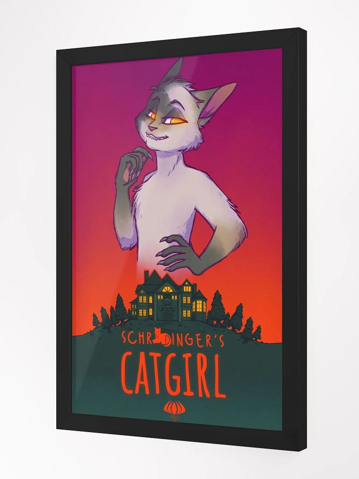 Schrodinger's Catgirl Poster: Mischief Brewing - Framed product image (2)