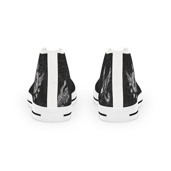 MW ANIMAL PRINT HIGH TOP SNEAKERS (BLACK) product image (2)
