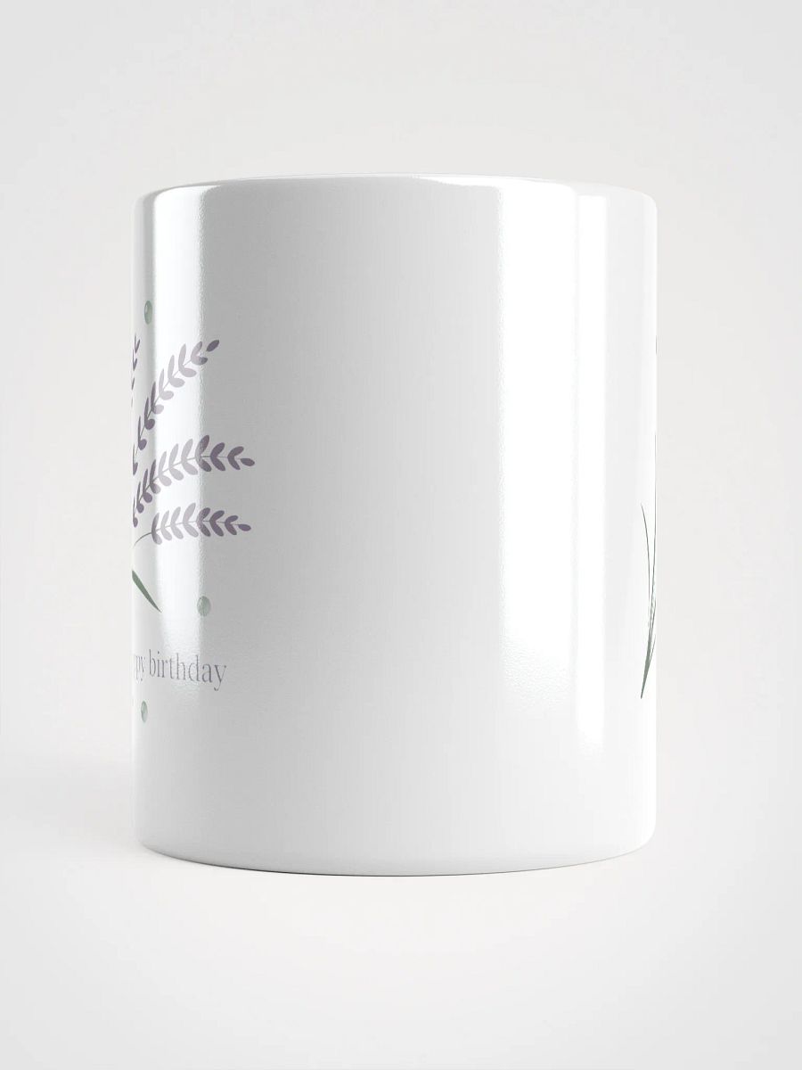 Happy Birthday Lavender Mug | Floral Gift Mug product image (5)