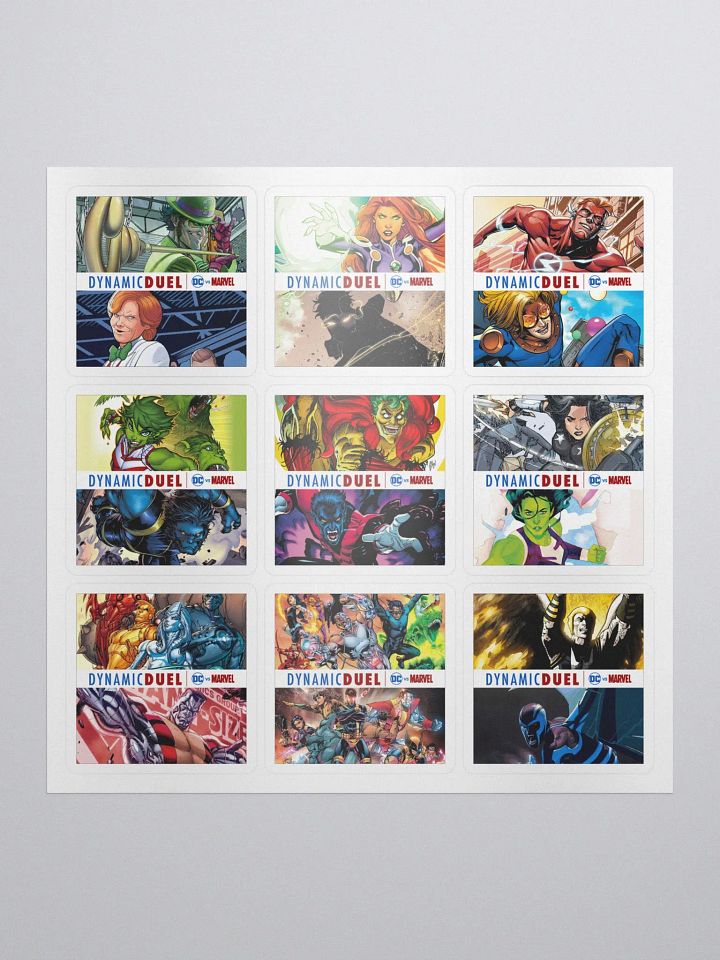 Dynamic Duel Episode Cover Stickers - Series 8 product image (1)