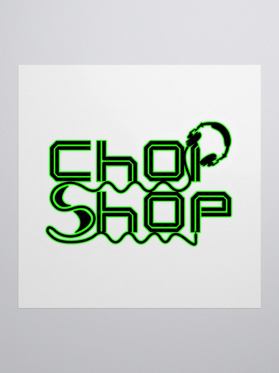 Neon Chop Shop Headphones Stickers product image (1)