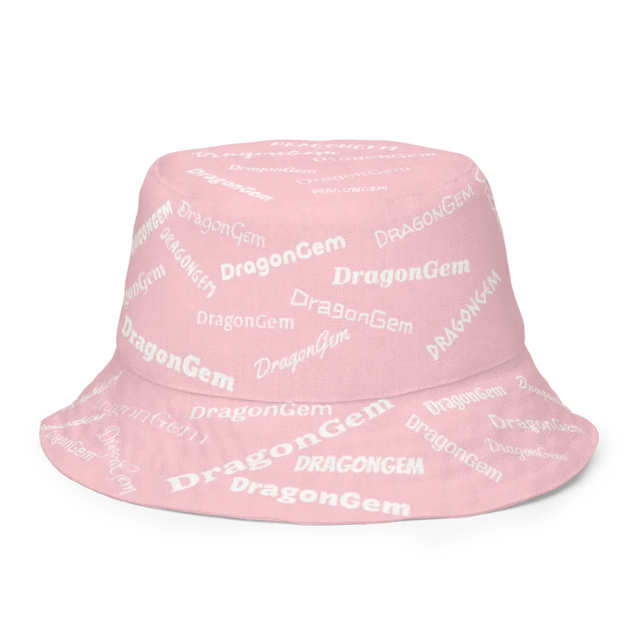 DragonGem Pink Reversible Bucket Hat product image (2)