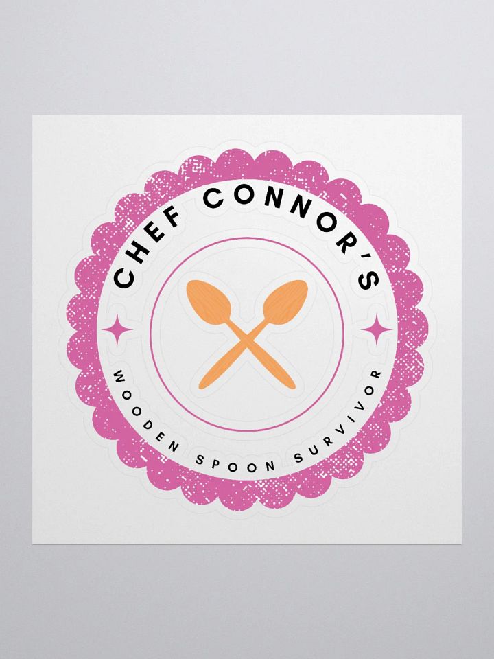 Chef Connor Kiss Cut Sticker product image (1)