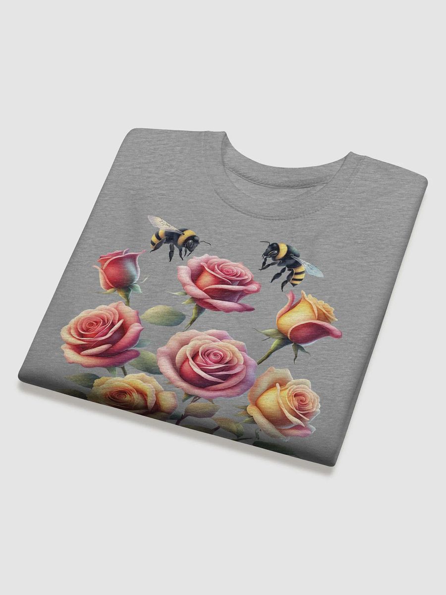 Honey Bees and Roses Graphical Design Sweatshirt product image (3)