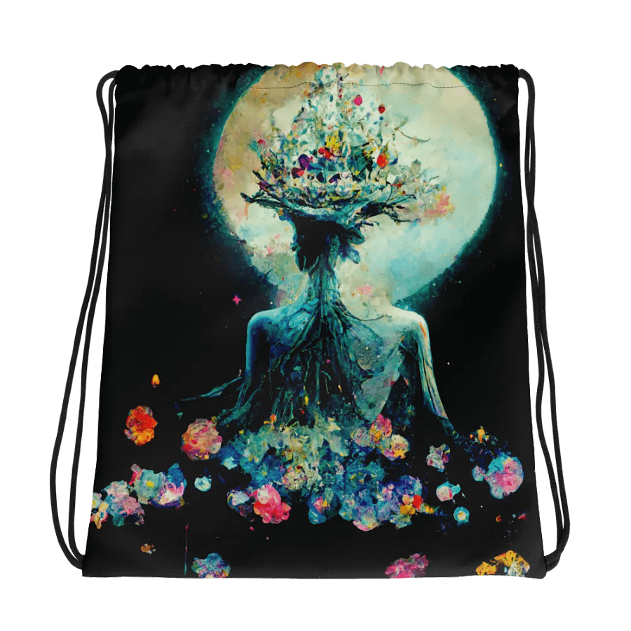 Ethereal Nature Drawstring Backpack product image (1)