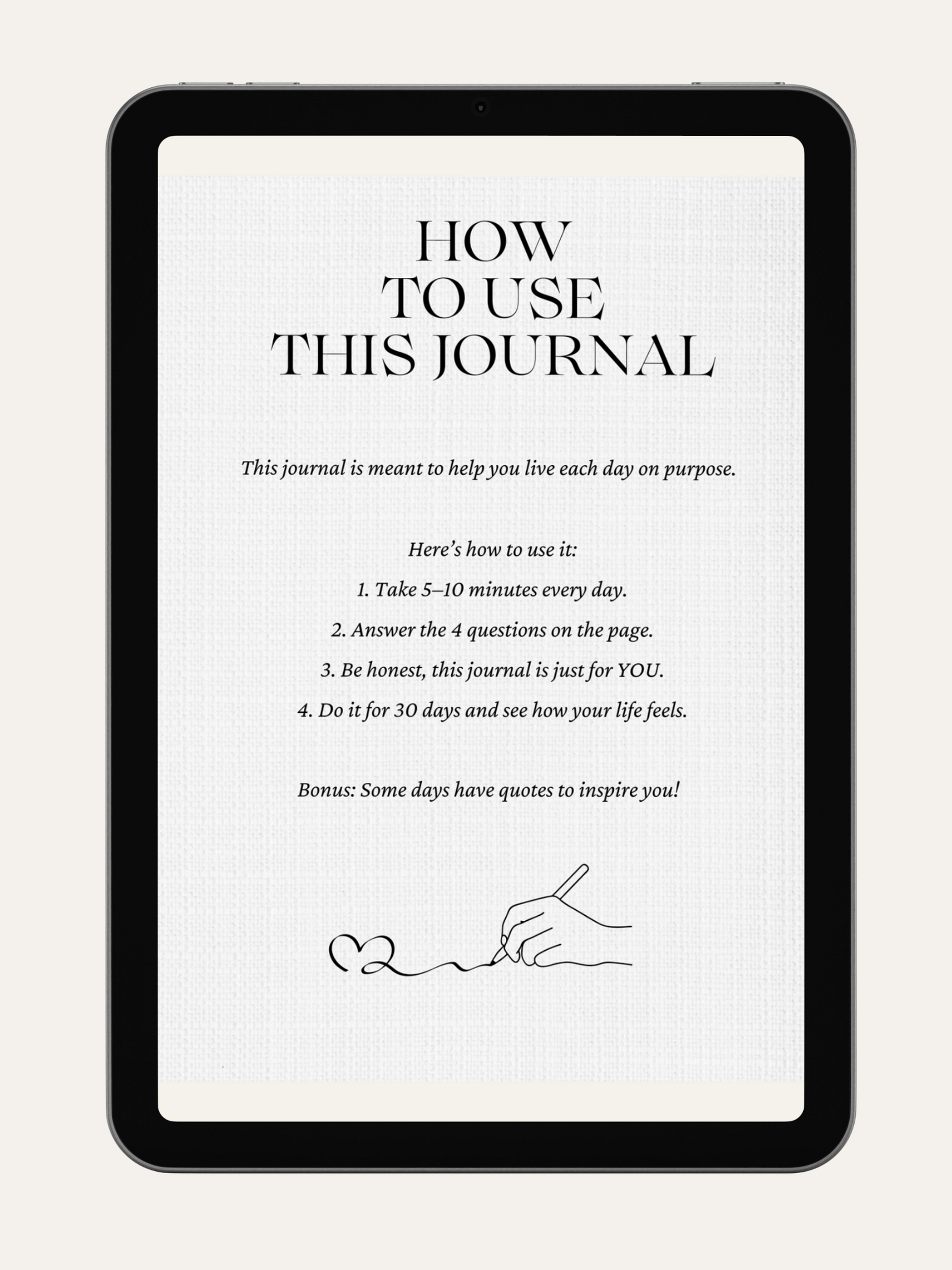 The Legacy Journal - A 30-Day Guided Practice for Living Fully Now product image (2)