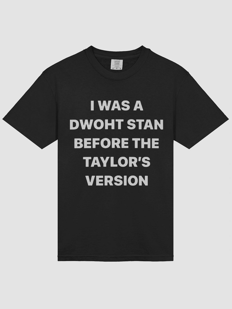 I WAS A DWOHT STAN BEFORE THE TAYLOER’S VERSION SHIRT product image (3)