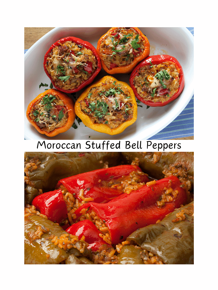 Moroccan Stuffed Bell Peppers: A Fusion of Flavor and Tradition product image (1)