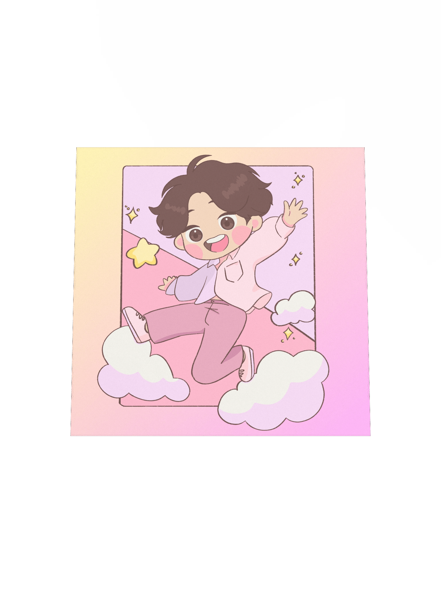 Daydream Kawaii Matte Poster, Pastel Boy Art Print product image (16)