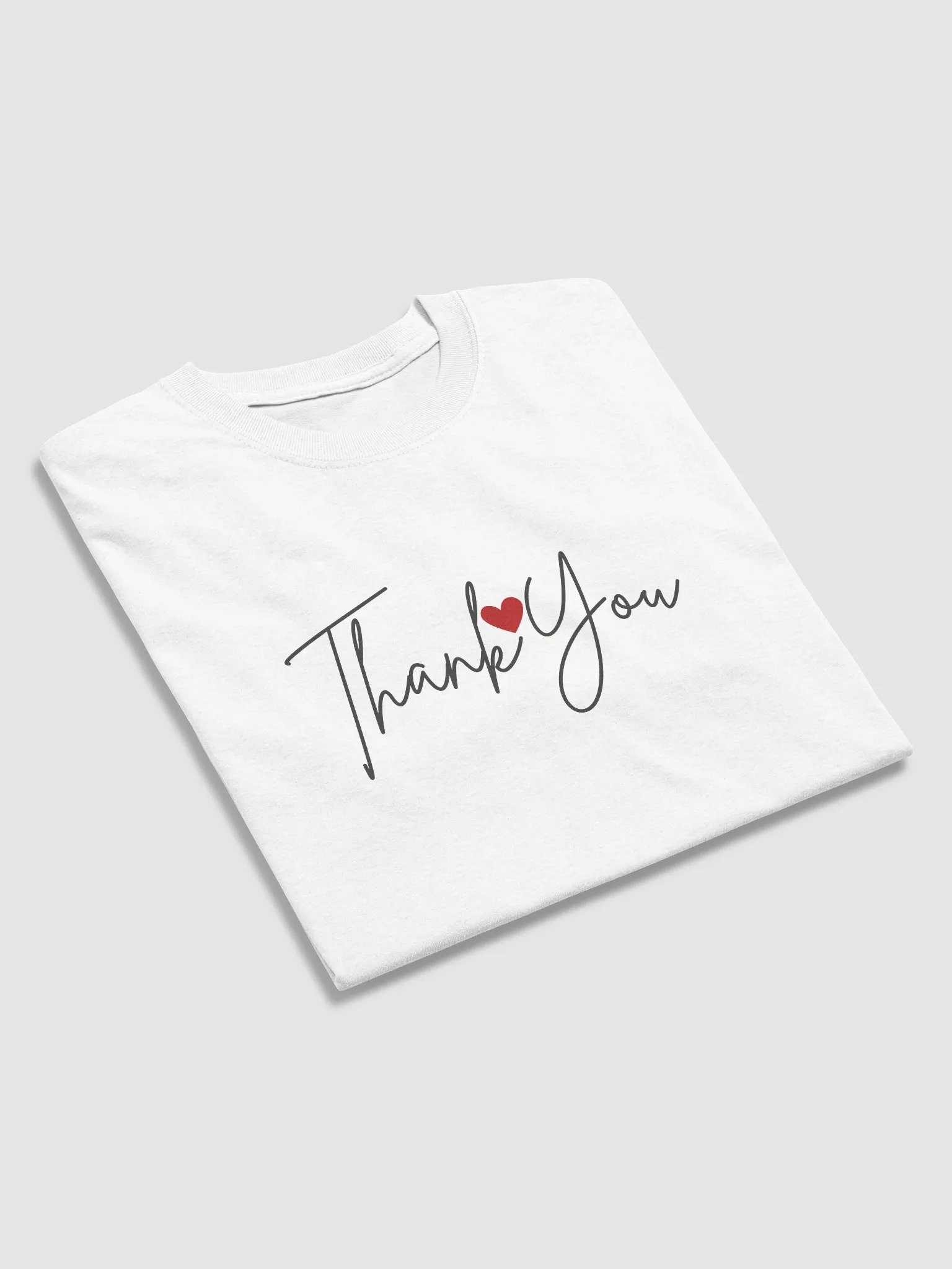 Thank 💗 You Graphic Minimalist Tee product image (6)
