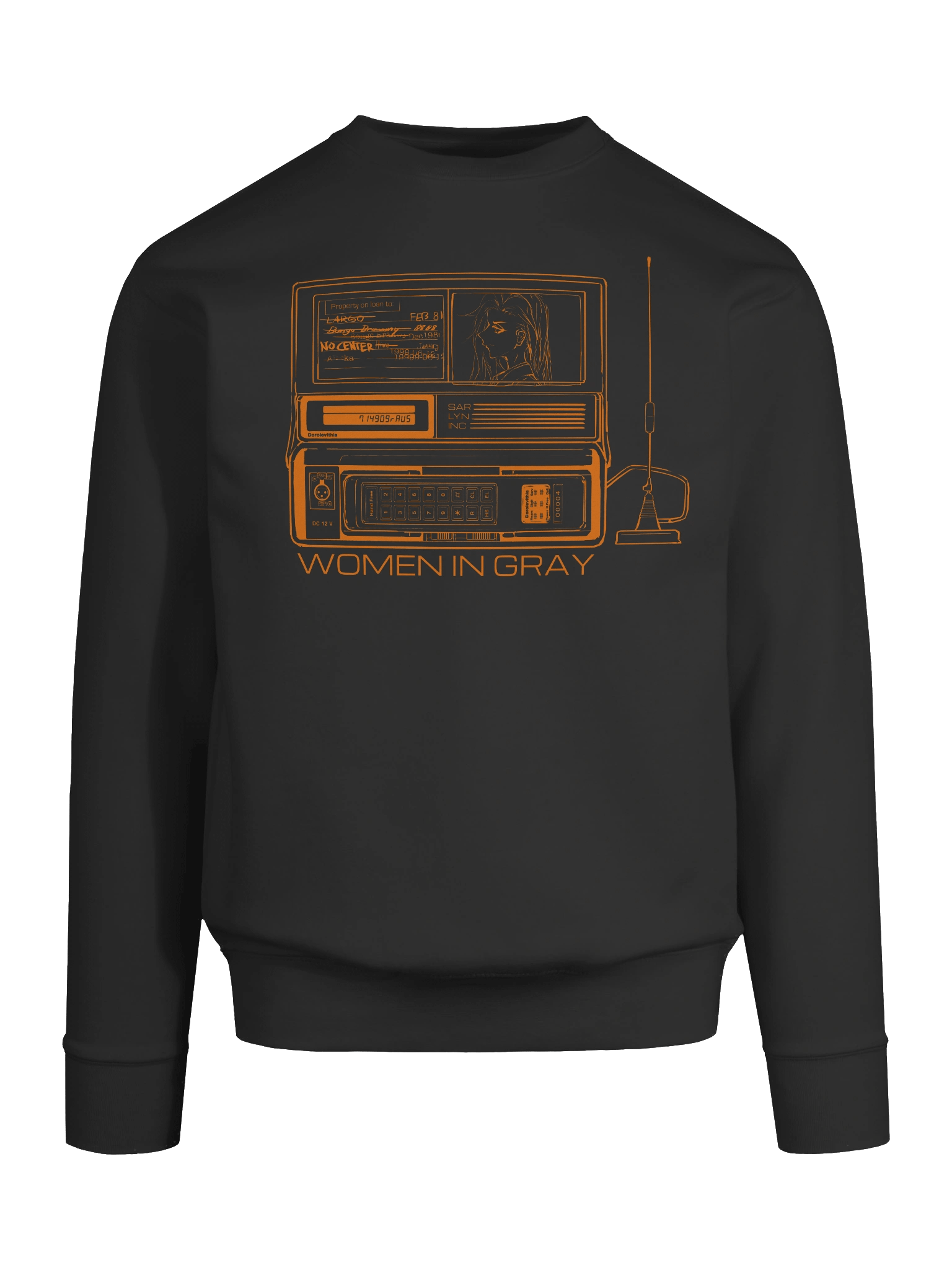 Women in Gray - Mobile Phone Long Tee (amber) product image (9)