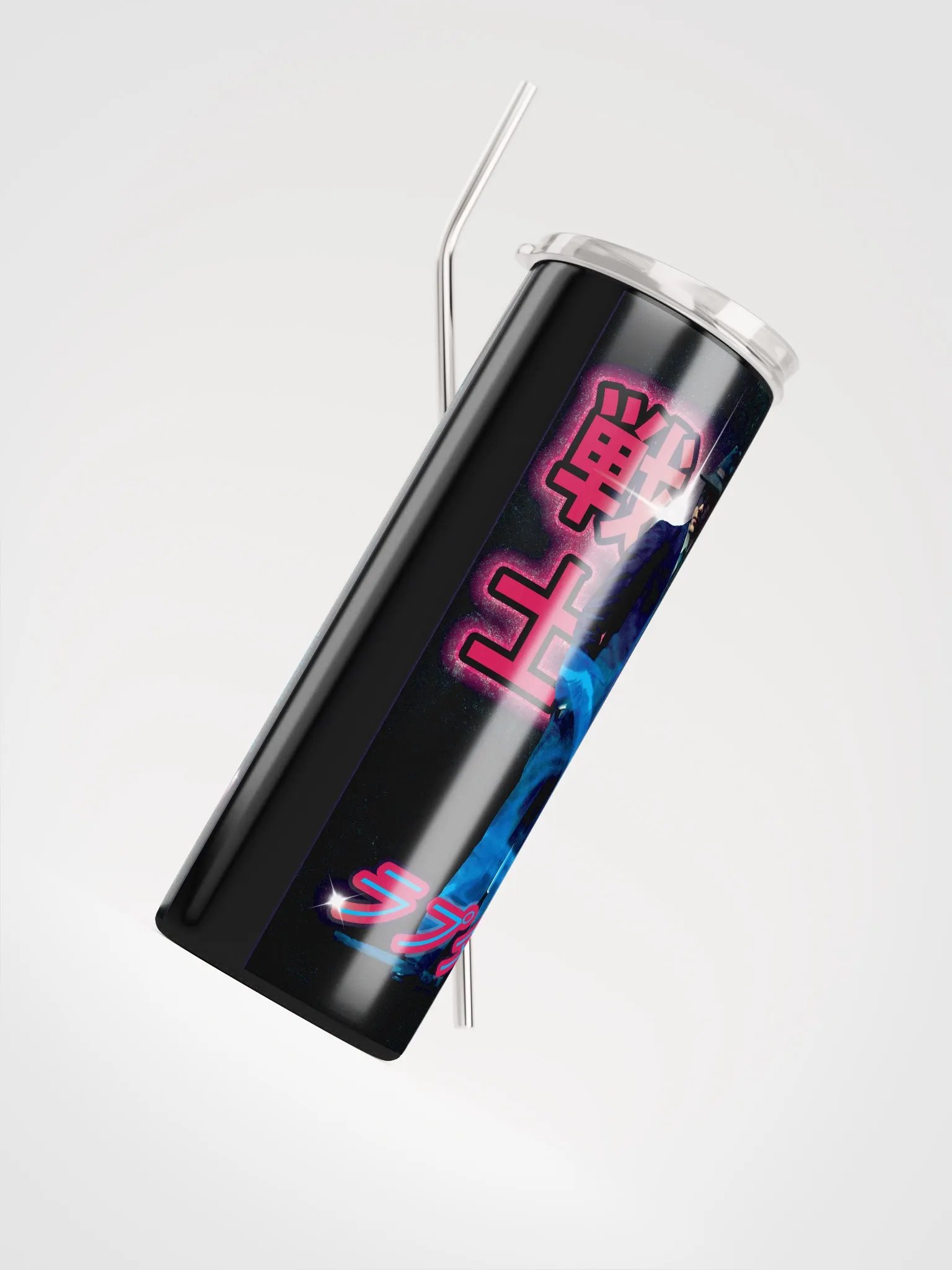 Neon Noir: Laughing Raptor Tumbler product image (4)