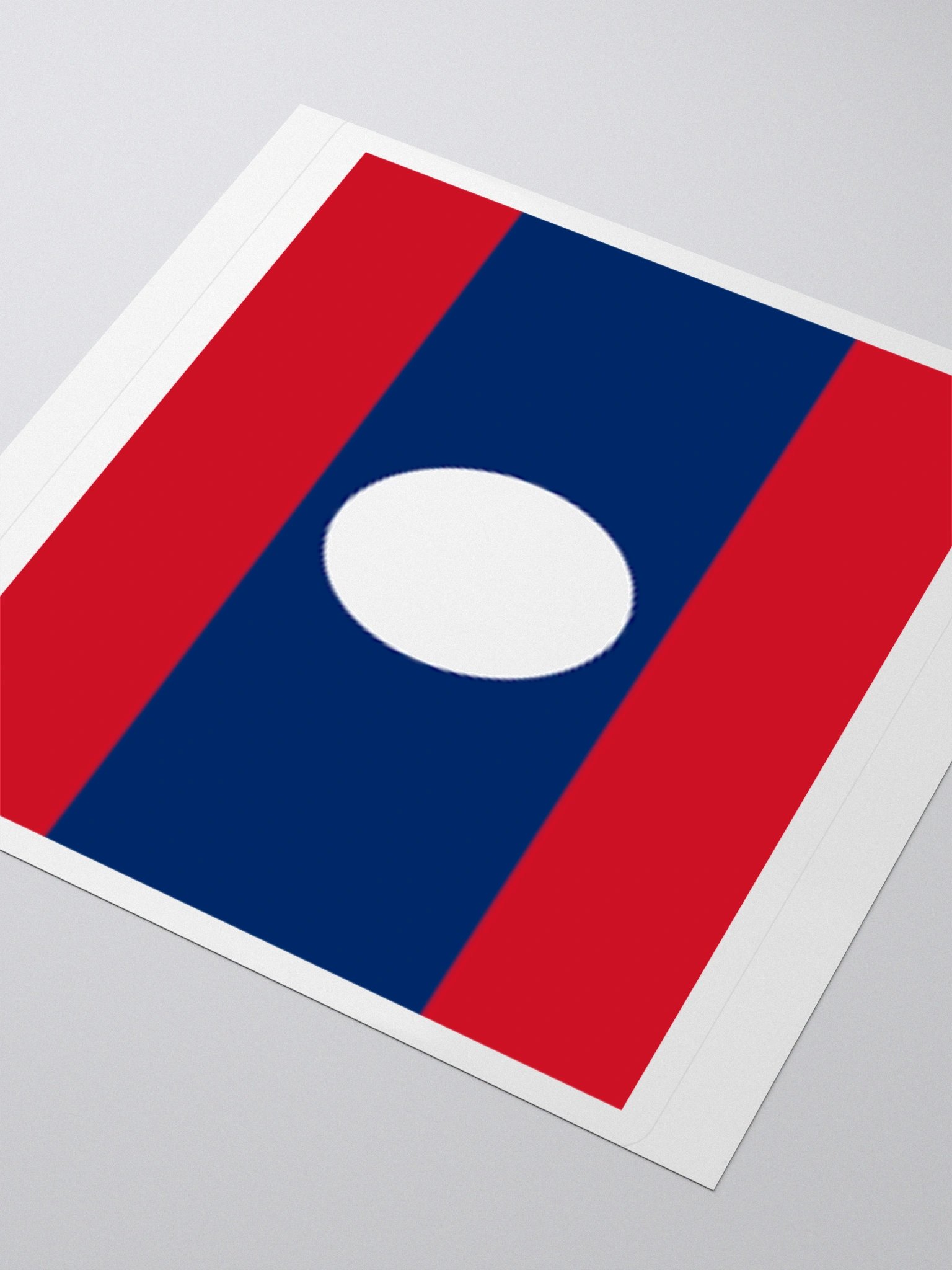 Laos Flag Sticker | Elephant Circle Design | Durable Vinyl | 3 Sizes product image (8)