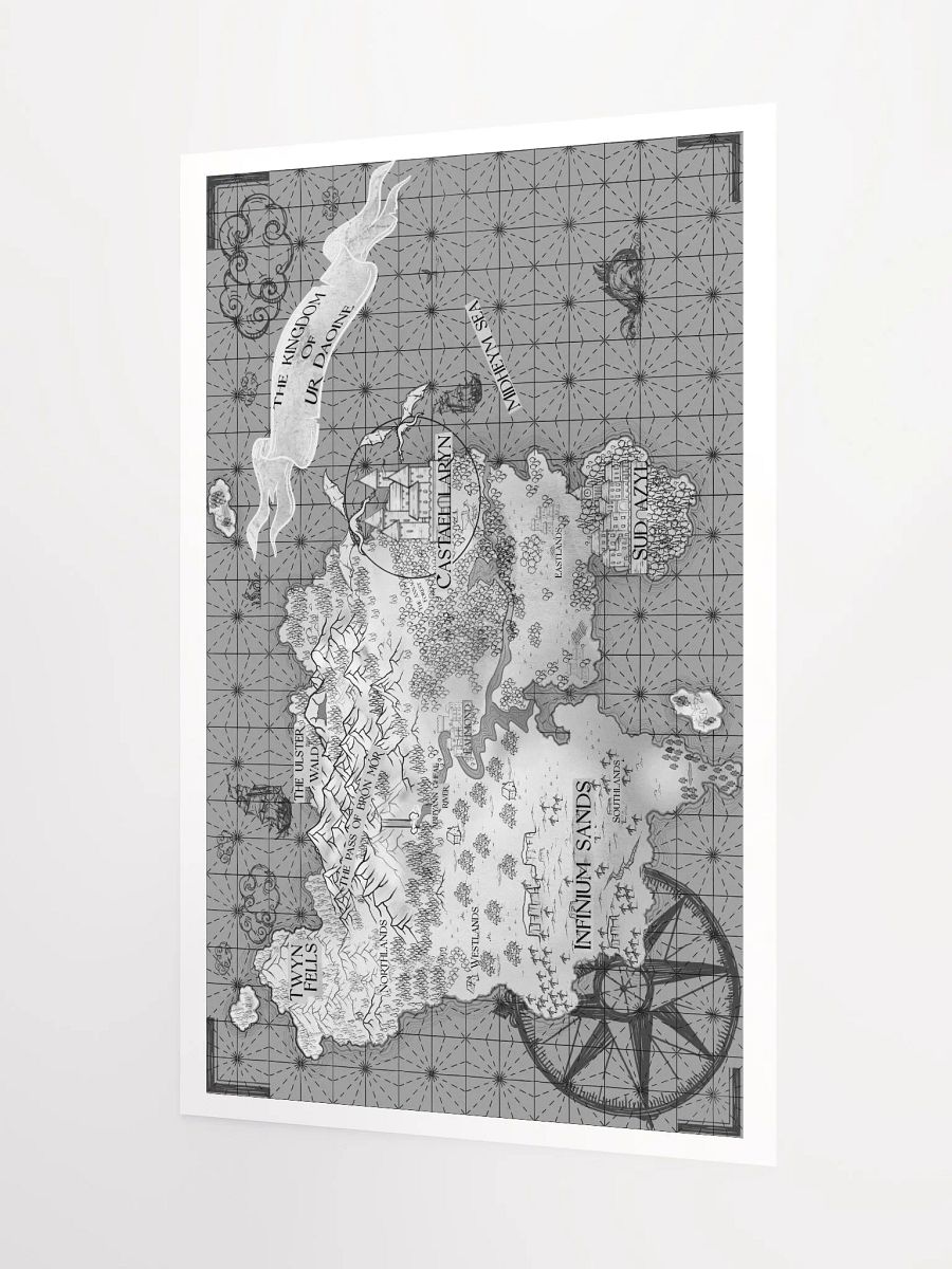 Map of Ur Daoine Art Print product image (3)