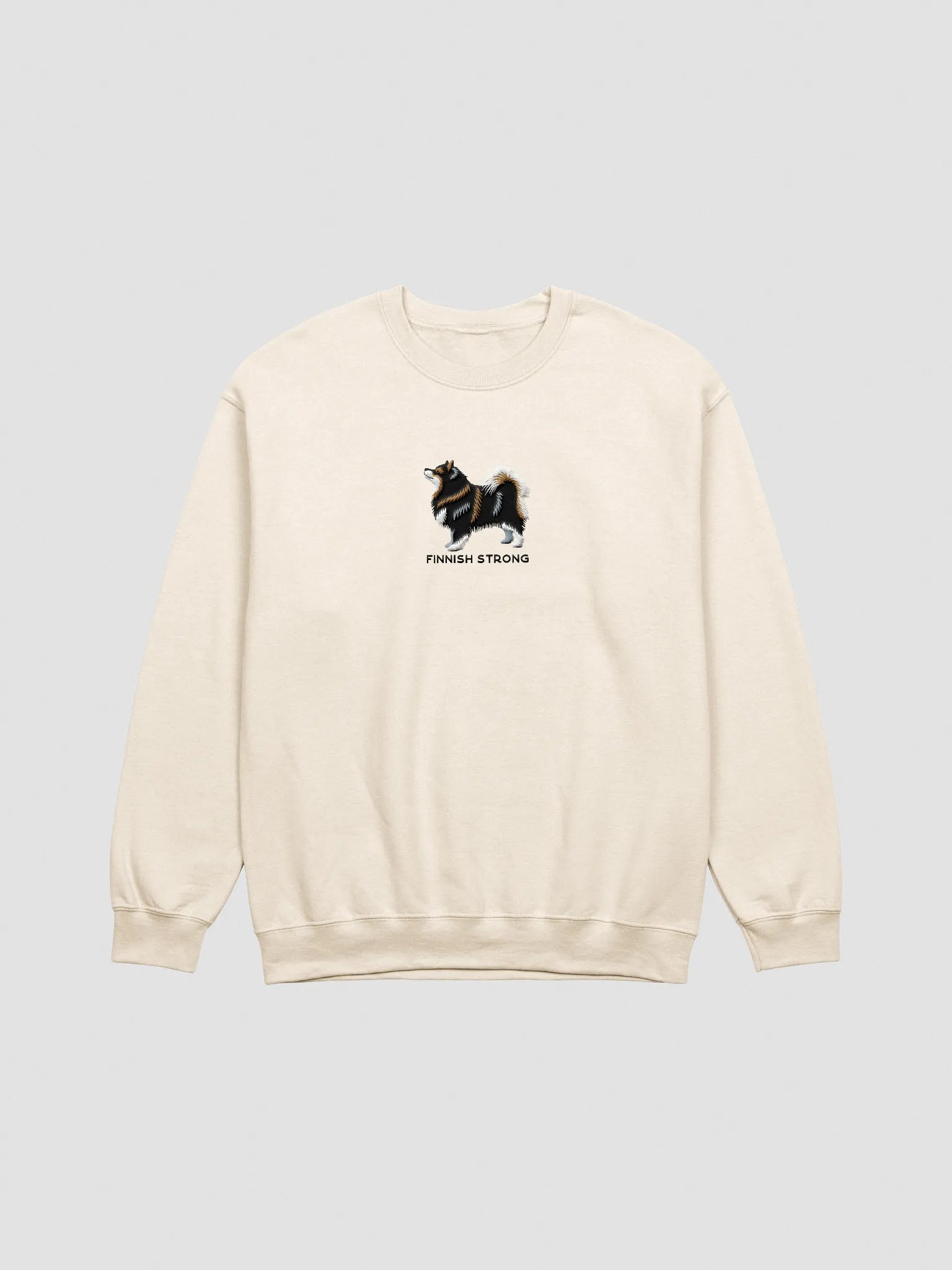 Finnish Strong Sweatshirt (Embroidered) of a Finnish Lapphund product image (3)