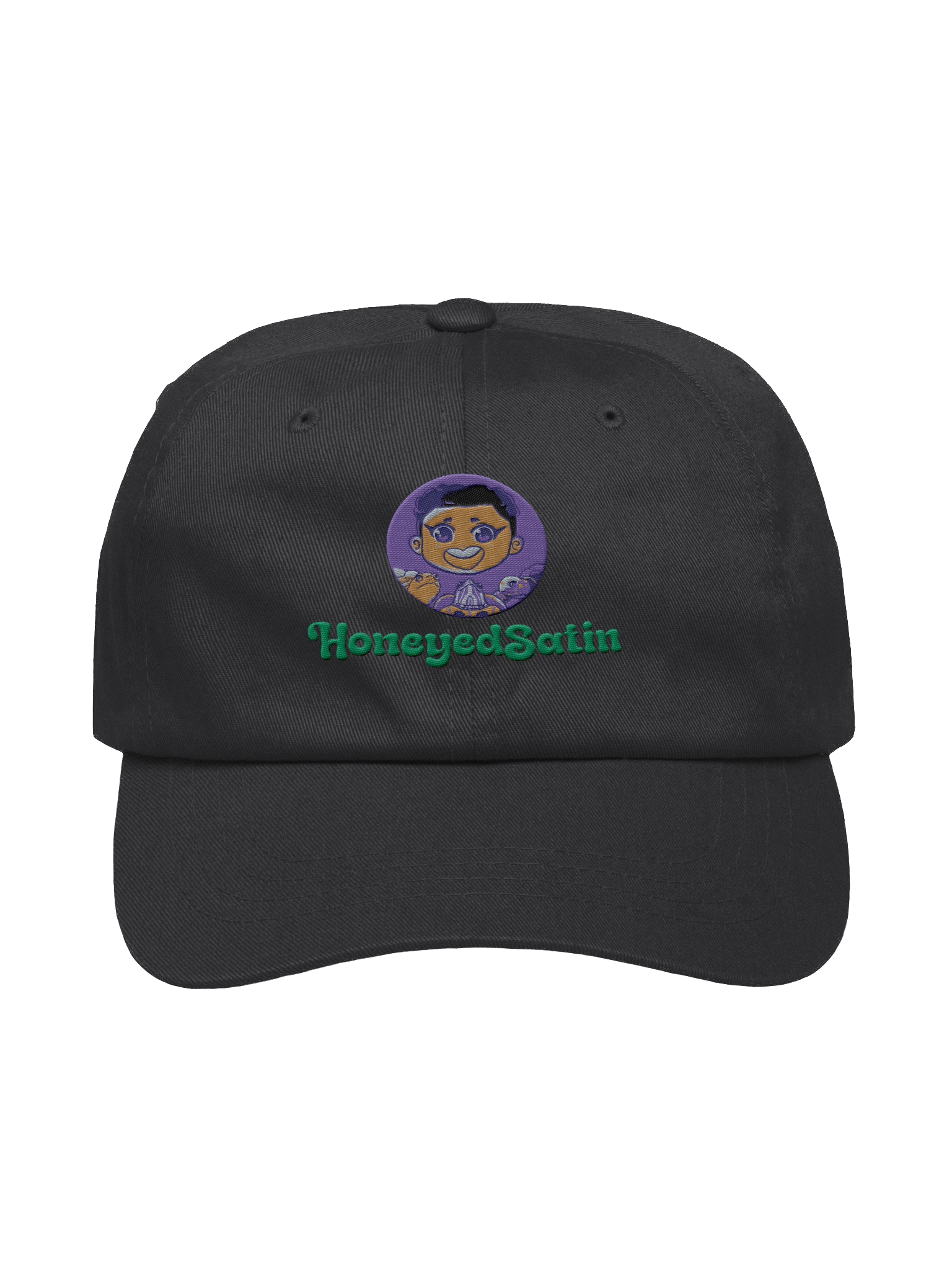 Satin & Turtles Embroidered Dad Hat product image (5)