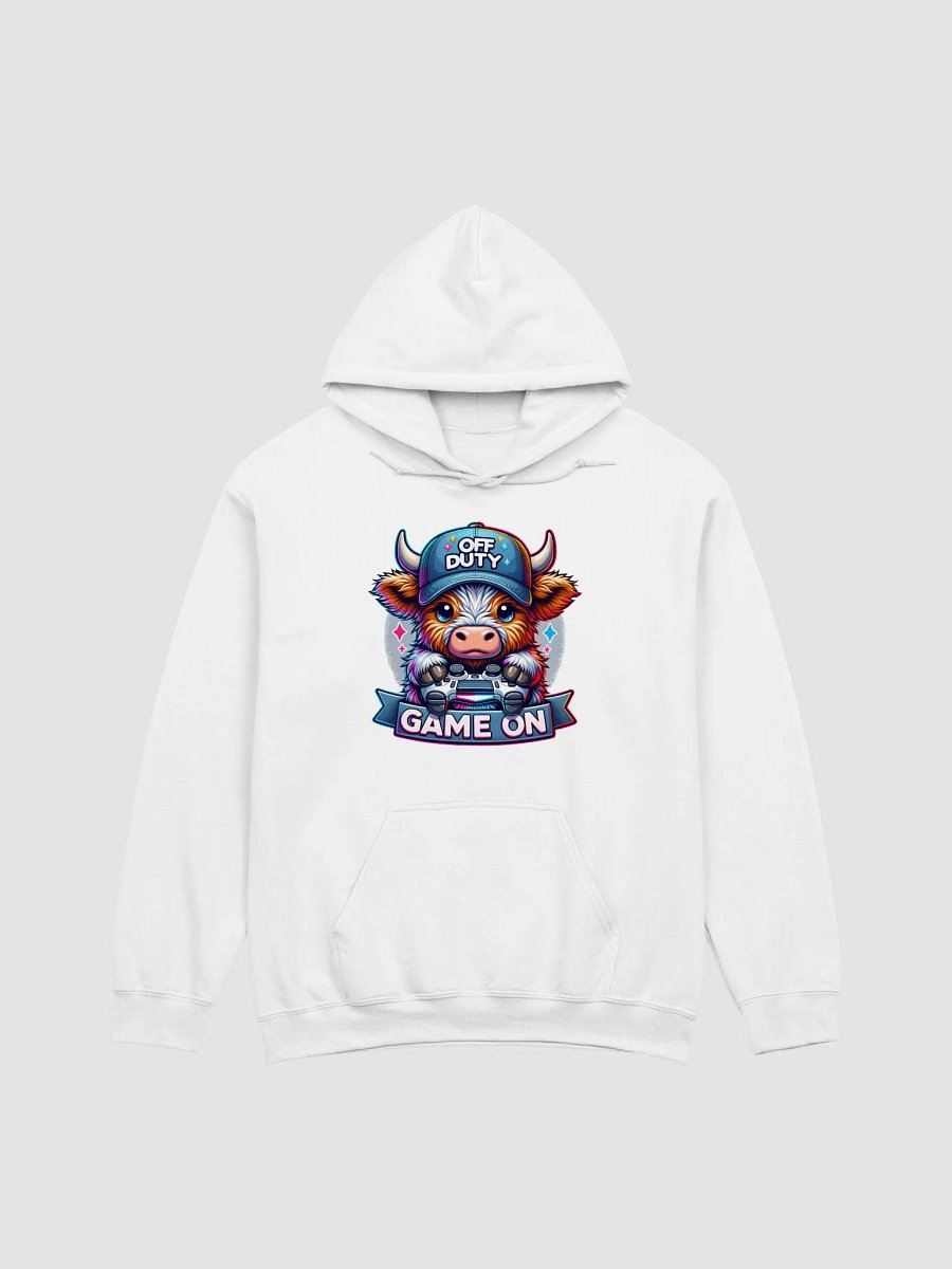 Highland Cow Off Duty Gamer Hoodie product image (9)