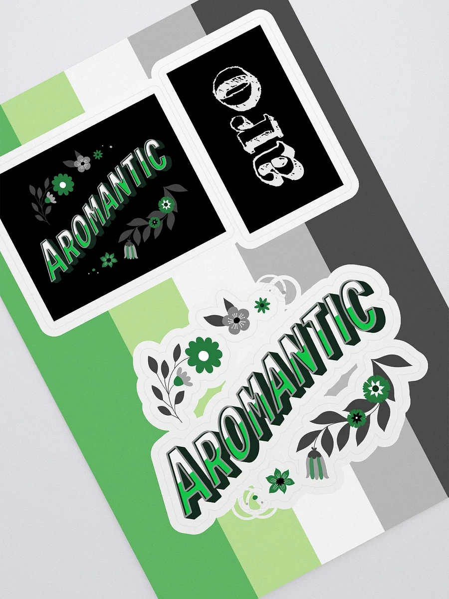 Aromantic Sticker Sheet product image (1)