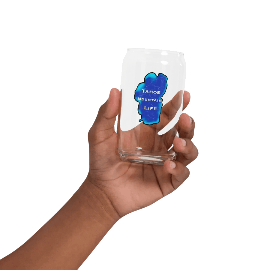 Tahoe Mountain Life Can Shaped Glass product image (4)