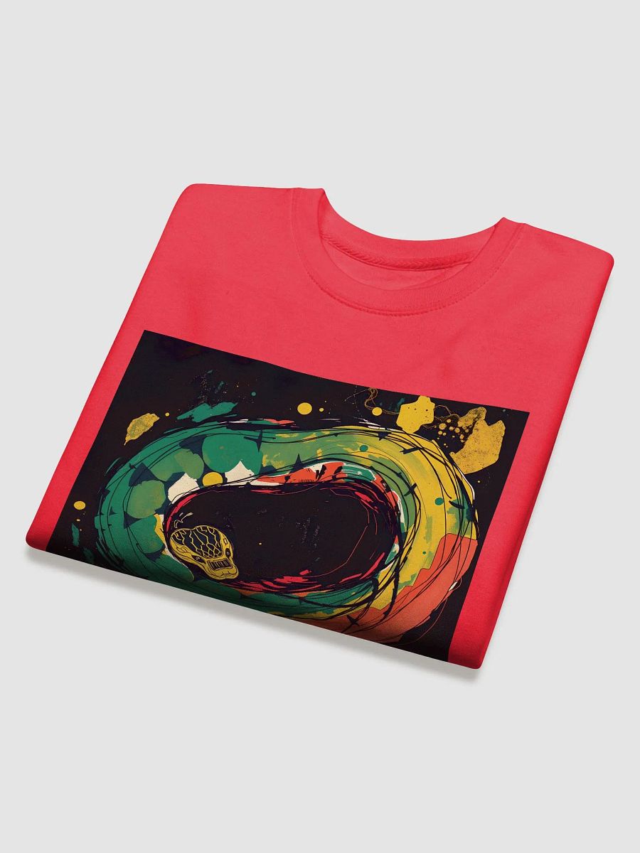 image on both sides, Midnight python Comfort Premium Sweatshirt product image (4)