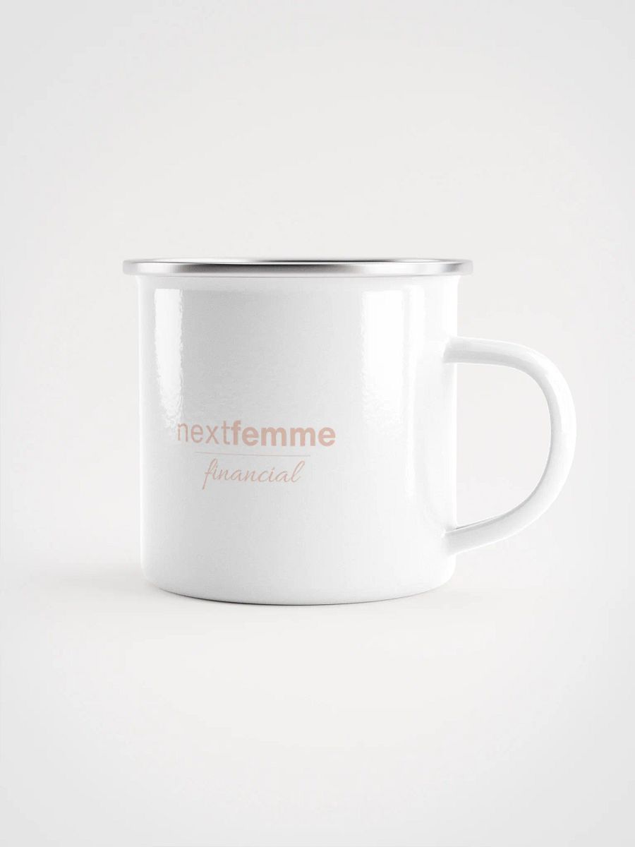 Wanderlust Enigma Enamel Mug with Pink Logotype product image (1)