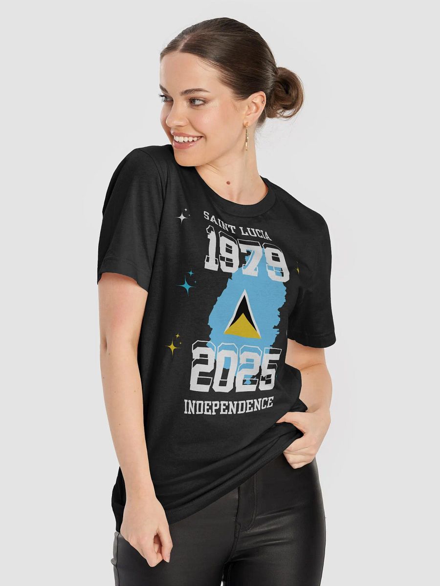 Heartfelt Emblem Saint Lucia Independence T-Shirt product image (48)