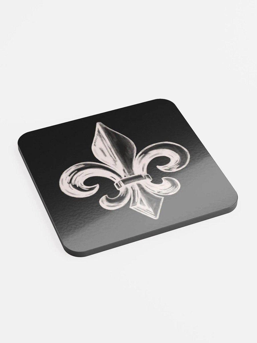 Fleur De Lis Invert Colors Coaster product image (2)
