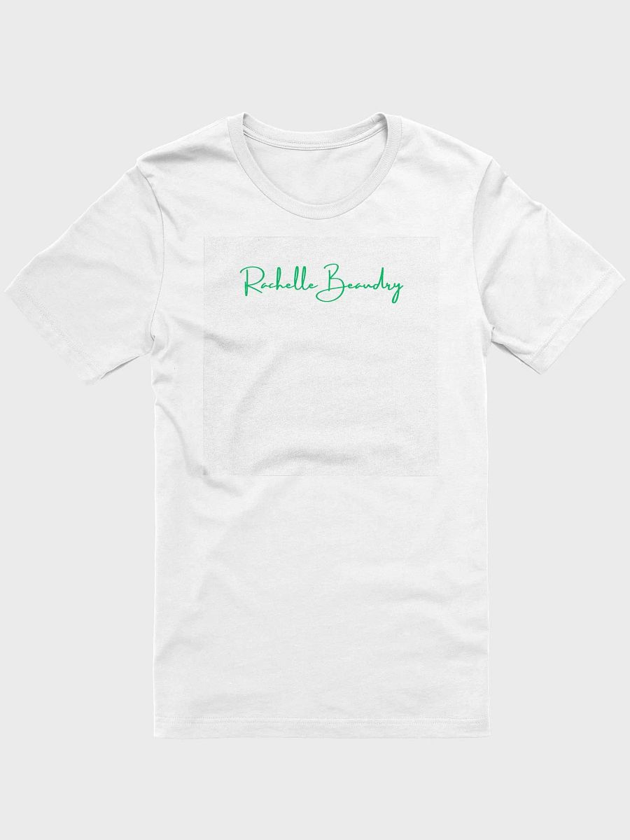 Rachelle Beaudry Signature Green Cursive Bella+Canvas Supersoft T-Shirt product image (1)