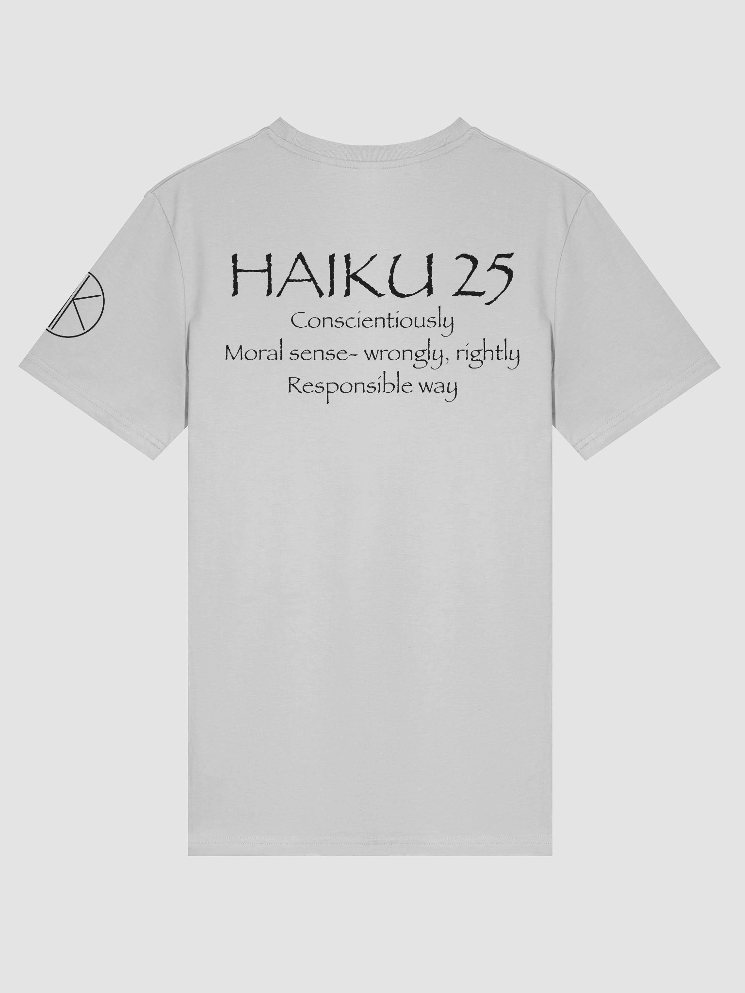 HAIKU 25 ORGANIC UNISEX TEE product image (1)