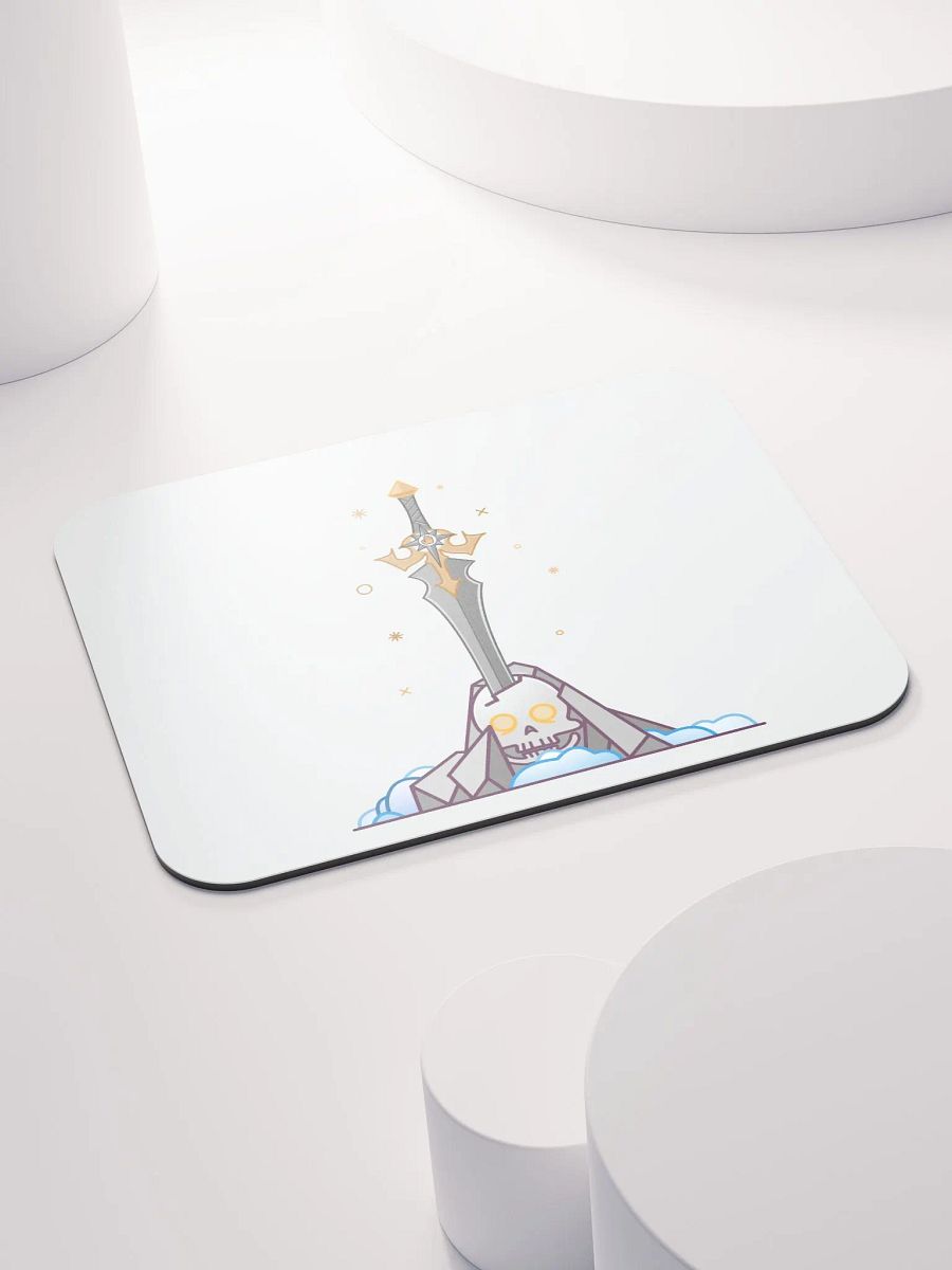Sword in the Skull - Argent Variation - Mouse Pad product image (4)