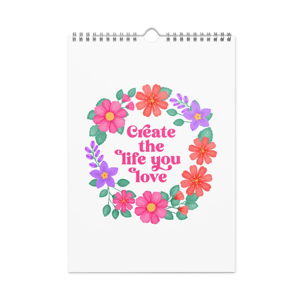 Vibrant Floral Motivational Quotes Calendar product image (4)
