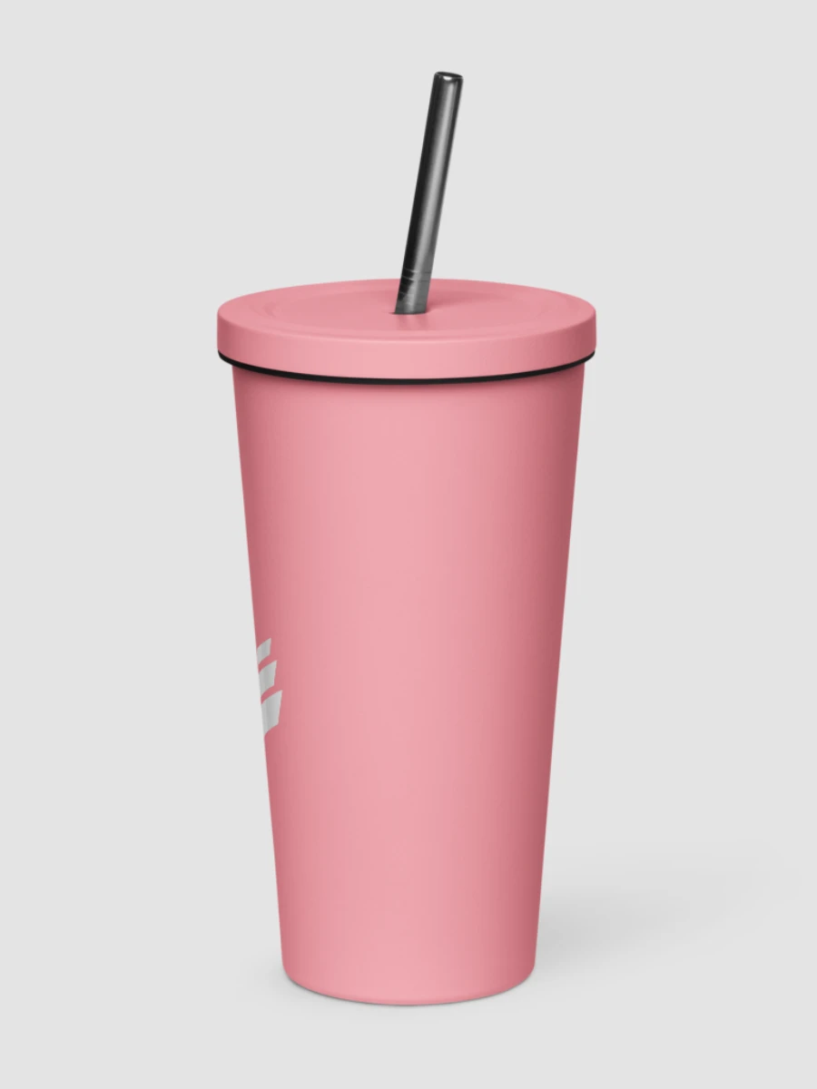 Insulated Tumbler with Straw - Pink product image (4)