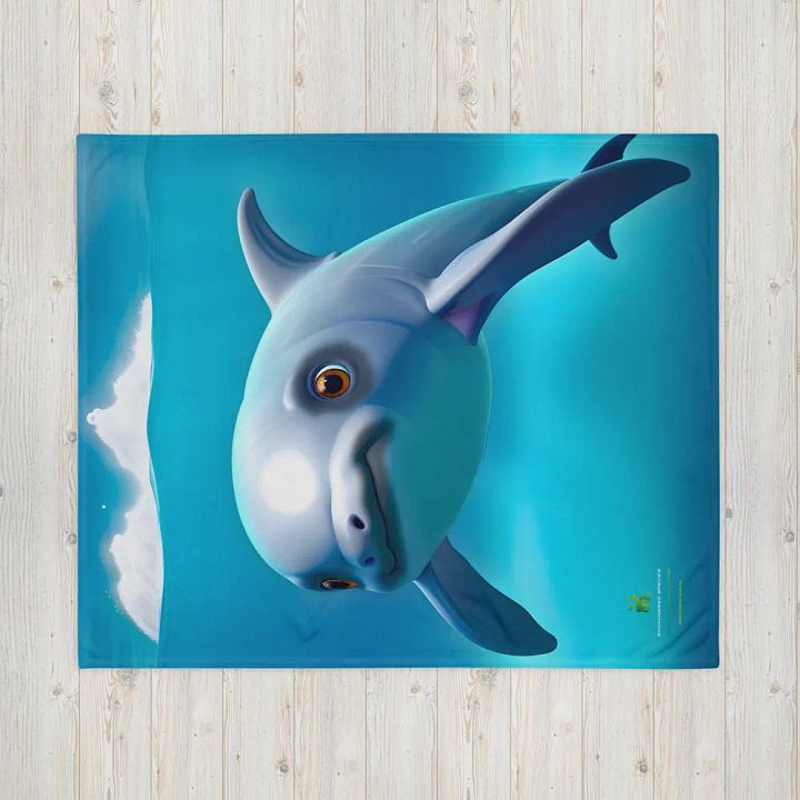 Endangered Species - Mexico - Vaquita Throw Blanket product image (2)