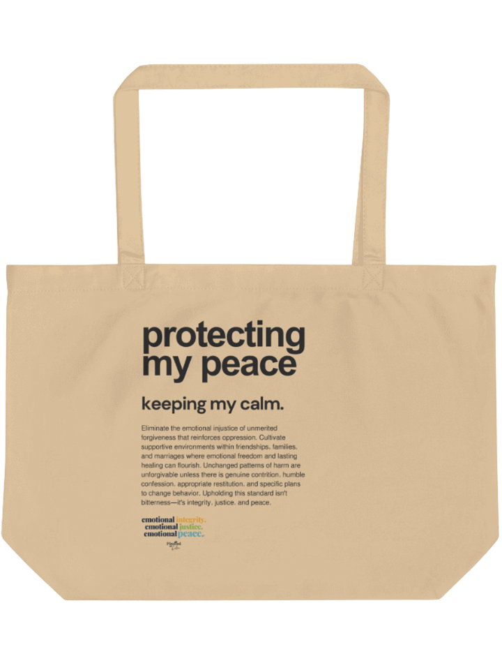 Official Planted By Calm | Calm Keepers Organic Cotton Tote (Style 2) product image (1)