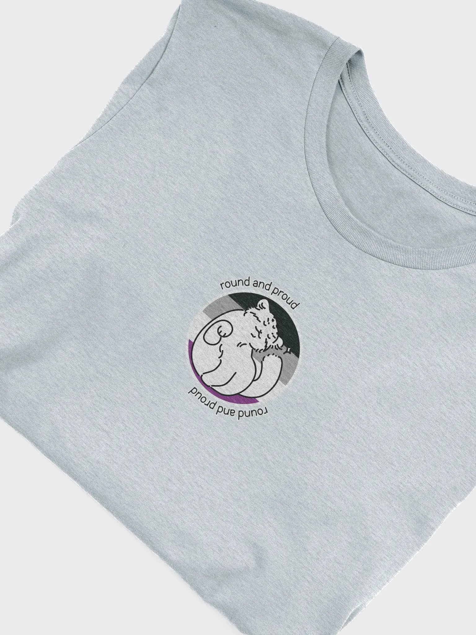 Round and Proud Manul Asexual Version - Bella+Canvas Unisex T-Shirt product image (50)