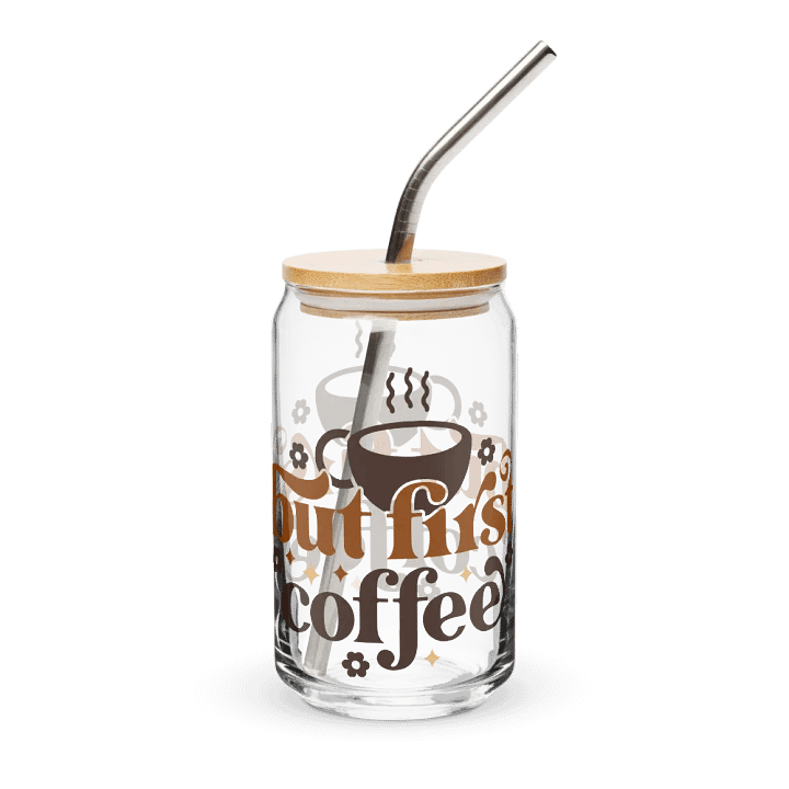 But First Coffee-Can-Shaped Glass product image (2)