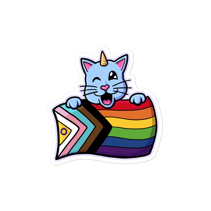 Progress Pride Kittycorn Magnet product image (2)