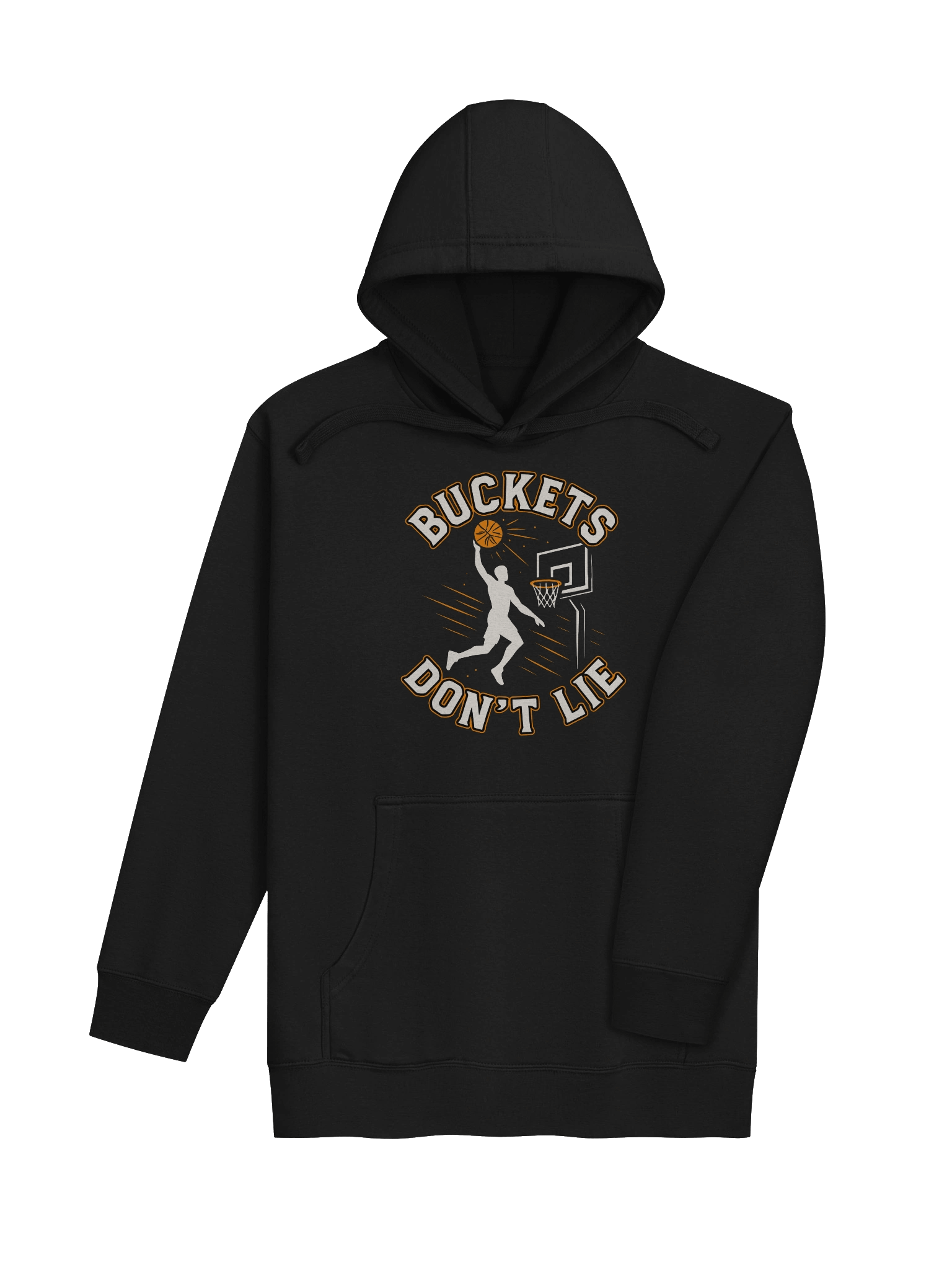BUCKETS DON'T LIE X BASKETBALL UNISEX HOODIE product image (4)