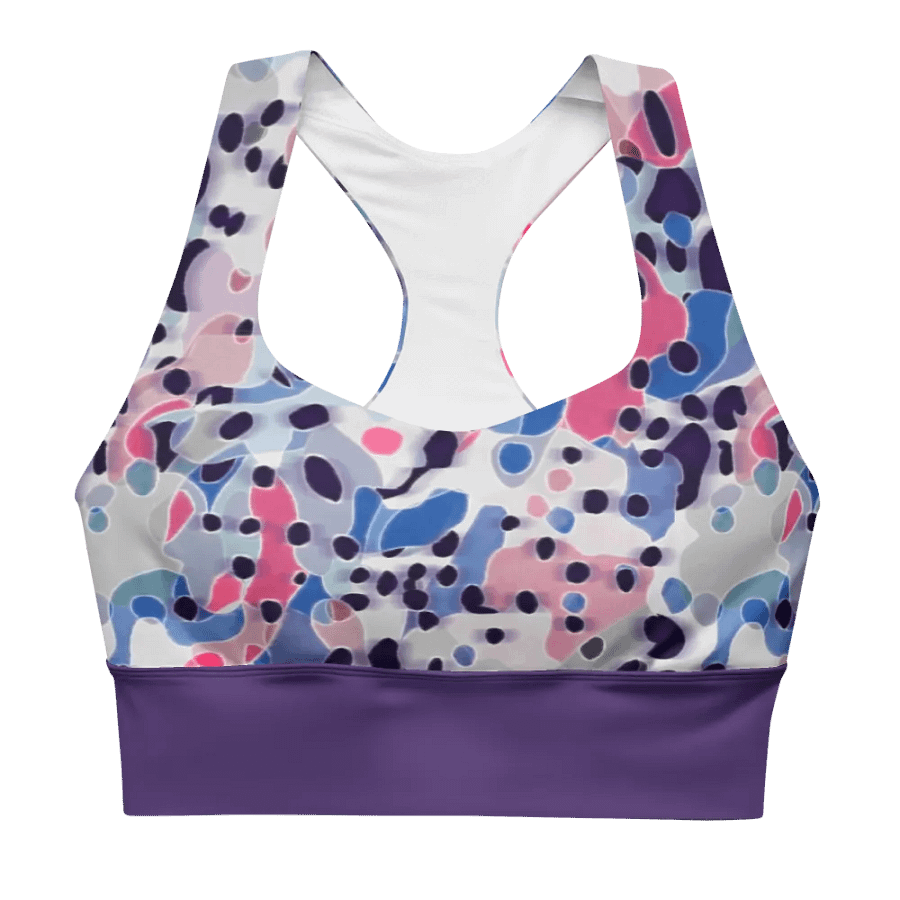 Sharp vision Recycled Longline Sports Bra product image (1)