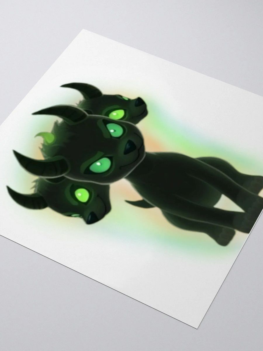 Krush's Cerberus Pup Vinyl Sticker 🐾💖 product image (3)