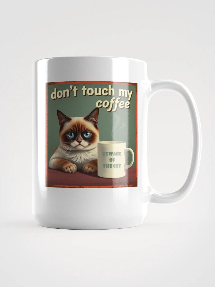 Coffee Cat Warning Mug product image (1)