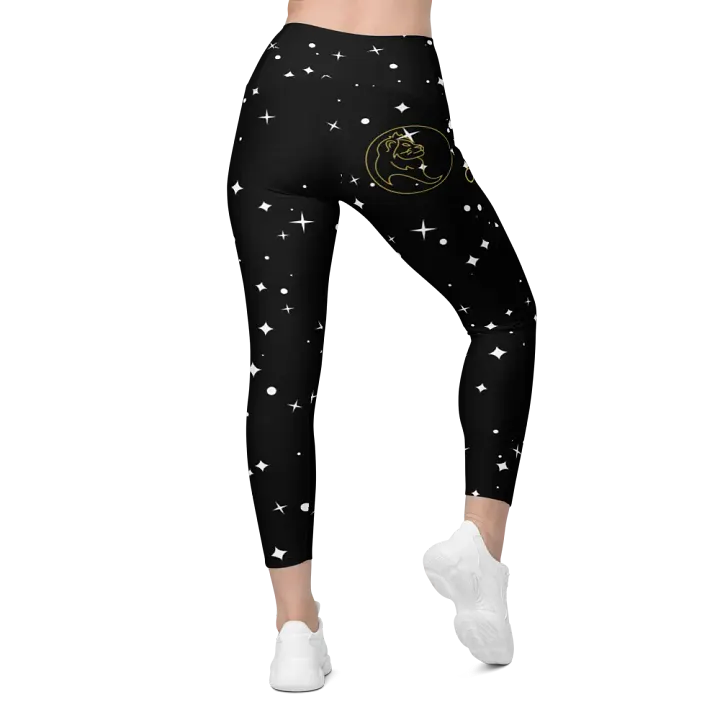 Stellar Leo Crossover Leggings with Pockets product image (2)