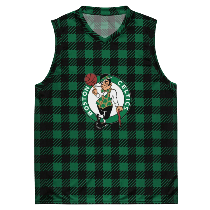 Lucky Spins Recycled Basketball Boston Celtics Jersey product image (2)