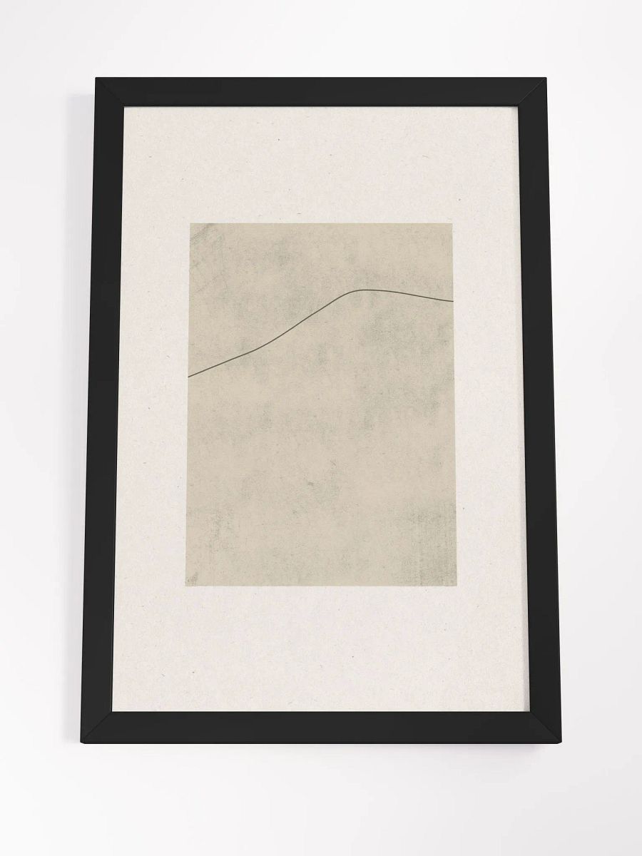 Minimalist Curved Line Art Print | Modern Abstract Wall Décor for Home & Office product image (4)