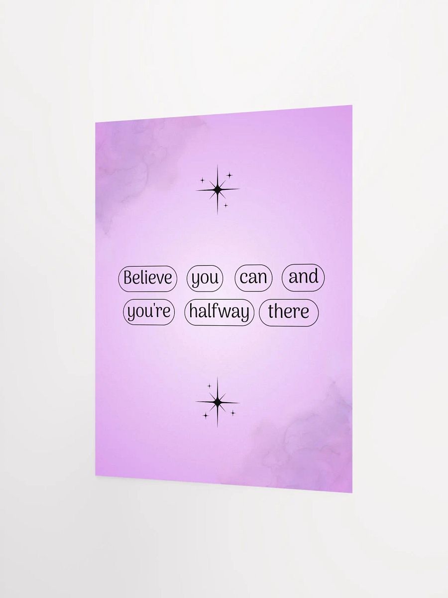 Believe in Yourself Motivational Poster product image (3)