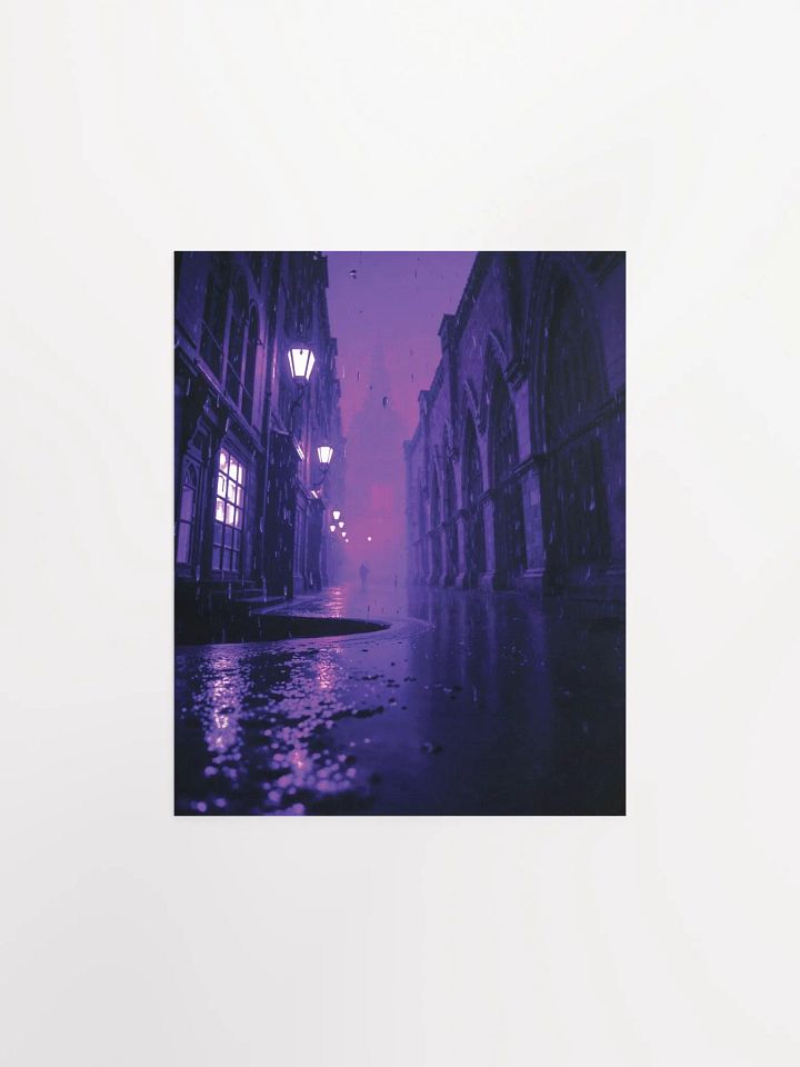 Gothic Alleyway Reflections Poster product image (5)