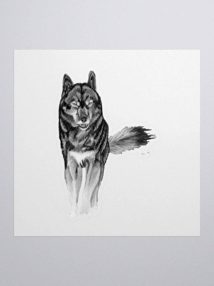 Wolf Drawing Sticker product image (2)