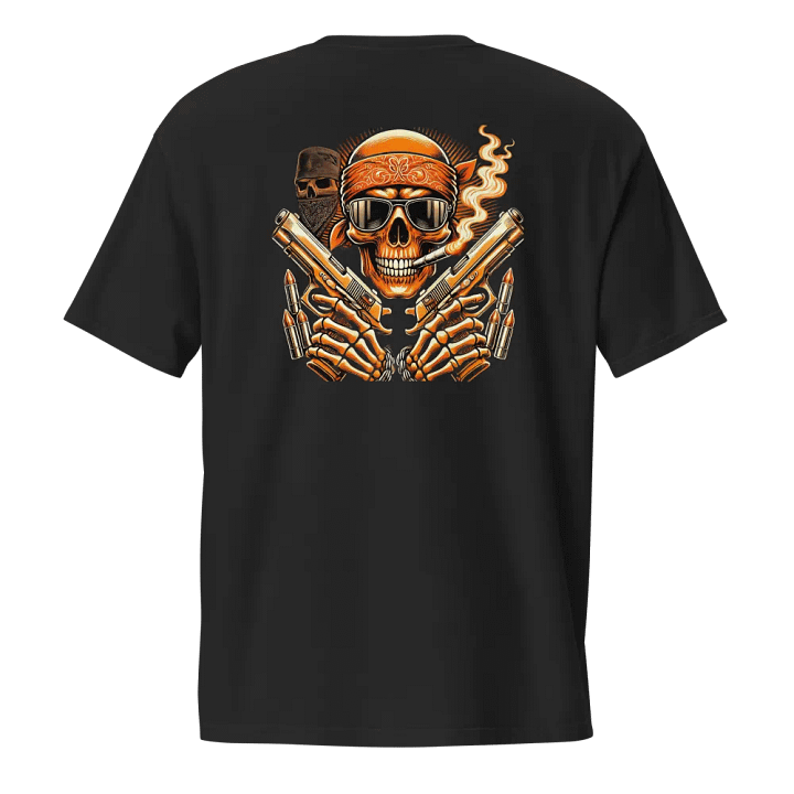 Smoking Skulls Pocket Tee product image (1)